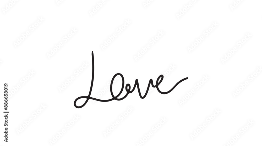 Continuous line drawing word Love. Calligraphy letter text love word wedding background. Vector illustration love concept. Continuous line drawing word Love. Calligraphy letter text love word wedding background. Vector illustration love concept.