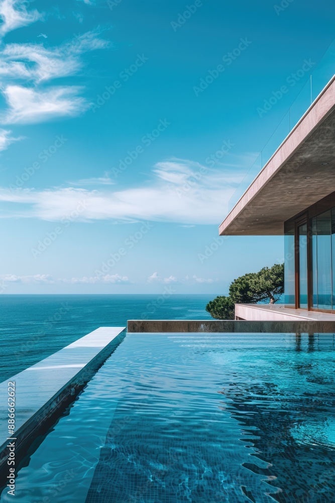 Fototapeta premium Beachside Swimming Pool