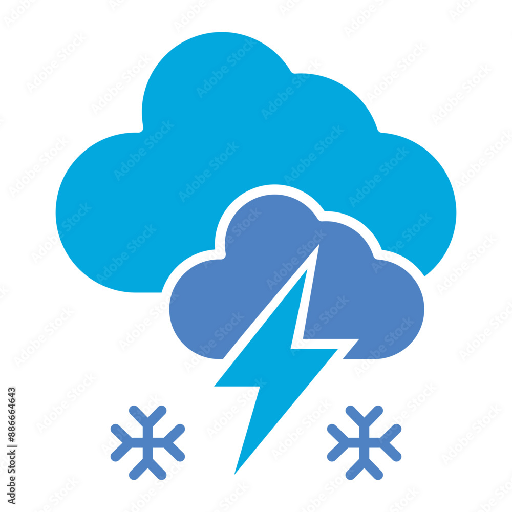 Snow Storm Icon Snow Storm Icon