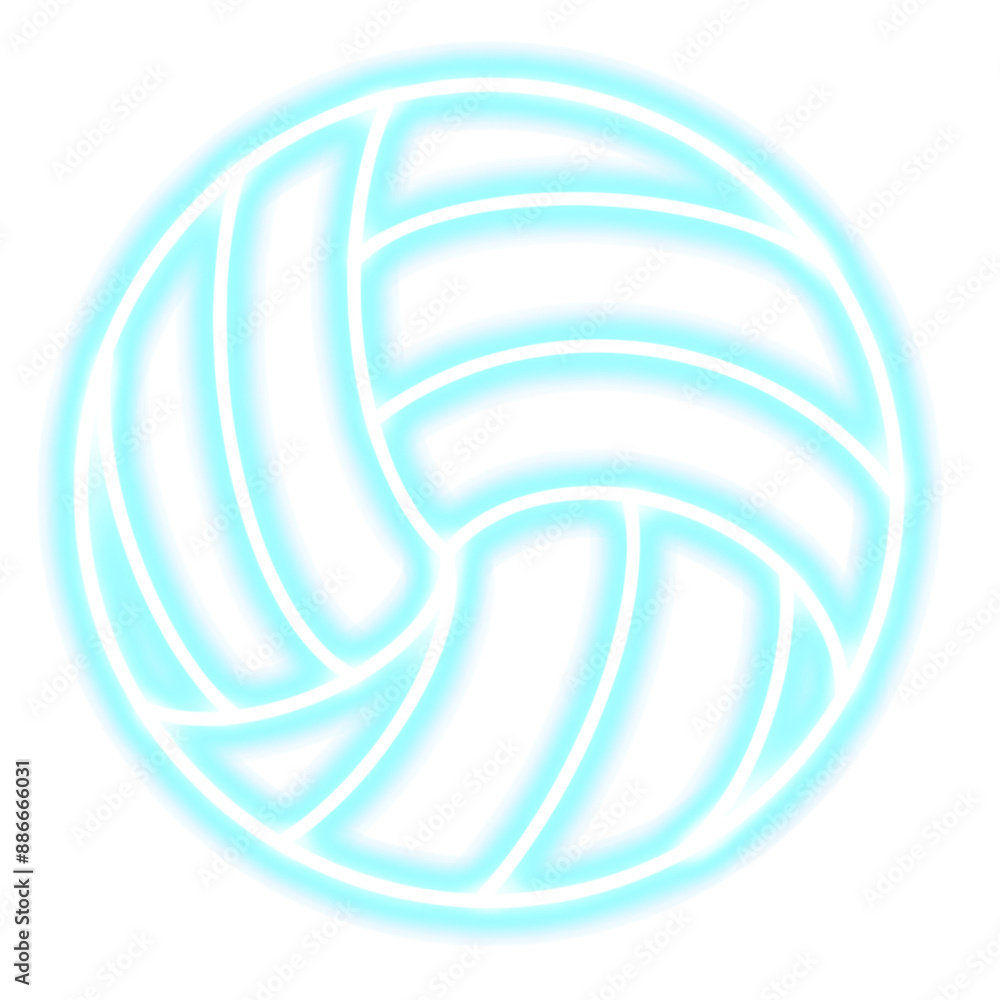 Fototapeta premium sports neon icon