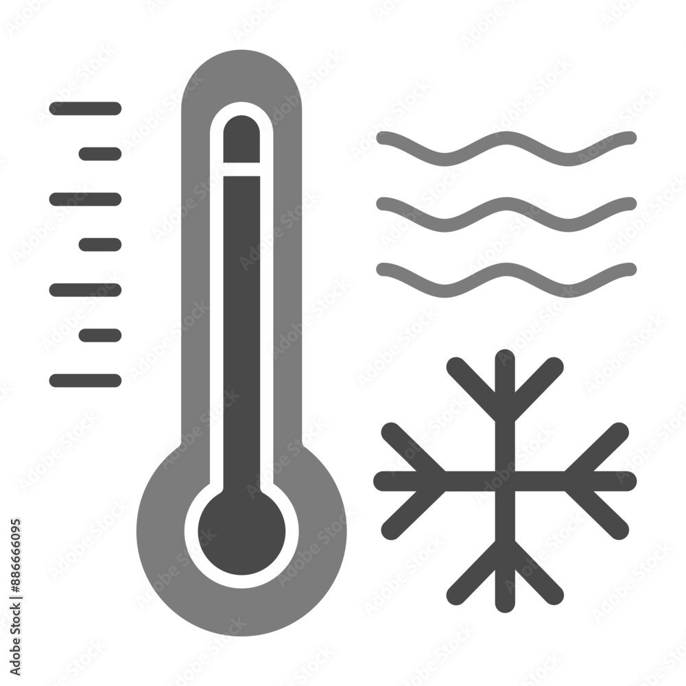 Cold Waves Icon Cold Waves Icon