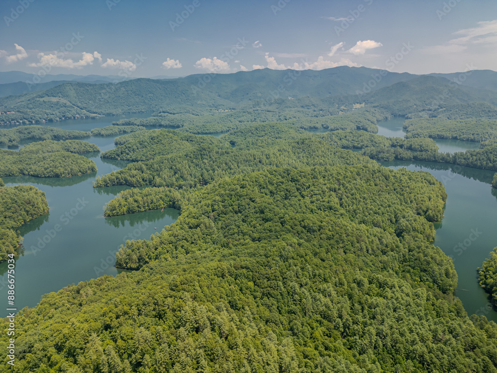 Fototapeta premium lake Santeetlah, NC