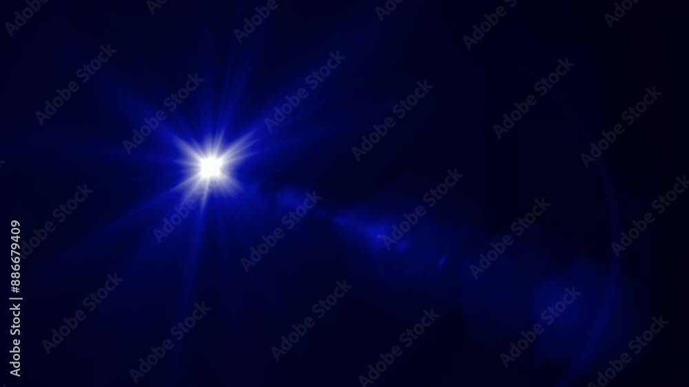 blue optical lens flares light effact 4k stock video blue optical lens flares light effact 4k stock video