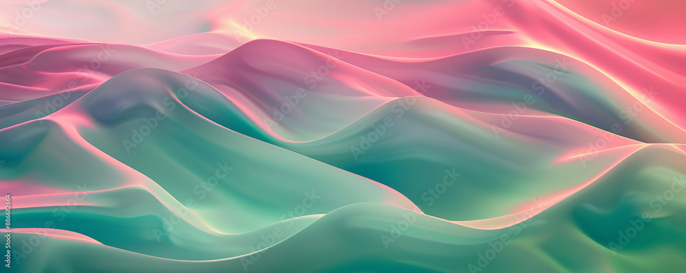 A radiant gradient wave pattern with bold transitions from green to pink, featuring smooth, undulating curves that create a vibrant and dynamic background. A radiant gradient wave pattern with bold transitions from green to pink, featuring smooth, undulating curves that create a vibrant and dynamic background.