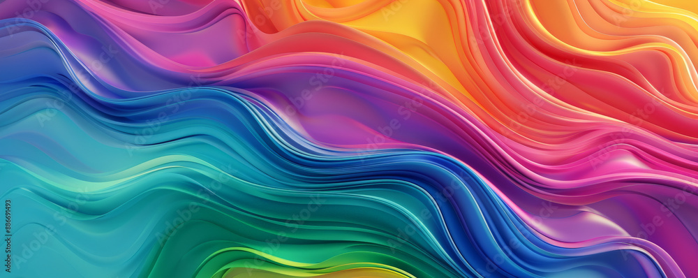 A striking rainbow gradient wave background with bold, flowing lines and a seamless transition between bright, vibrant colors, creating a sense of energy and movement. A striking rainbow gradient wave background with bold, flowing lines and a seamless transition between bright, vibrant colors, creating a sense of energy and movement.