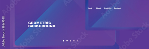 Triangle minimal web site page background design. Vector Illustration For Wallpaper, Banner, Background, Card, Book Illustration, landing page