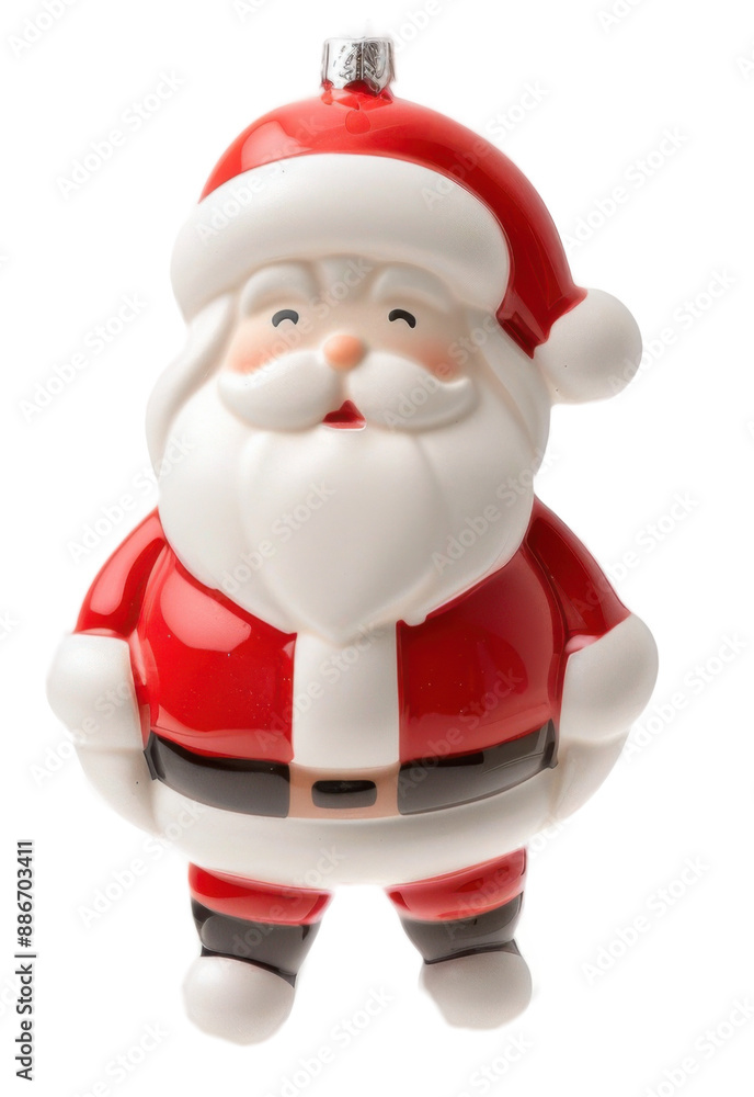 Cheerful Santa Claus ornament for Christmas decoration, featuring a classic red suit, white beard, and festive holiday spirit.
Cheerful Santa Claus ornament for Christmas decoration, featuring a classic red suit, white beard, and festive holiday spirit.