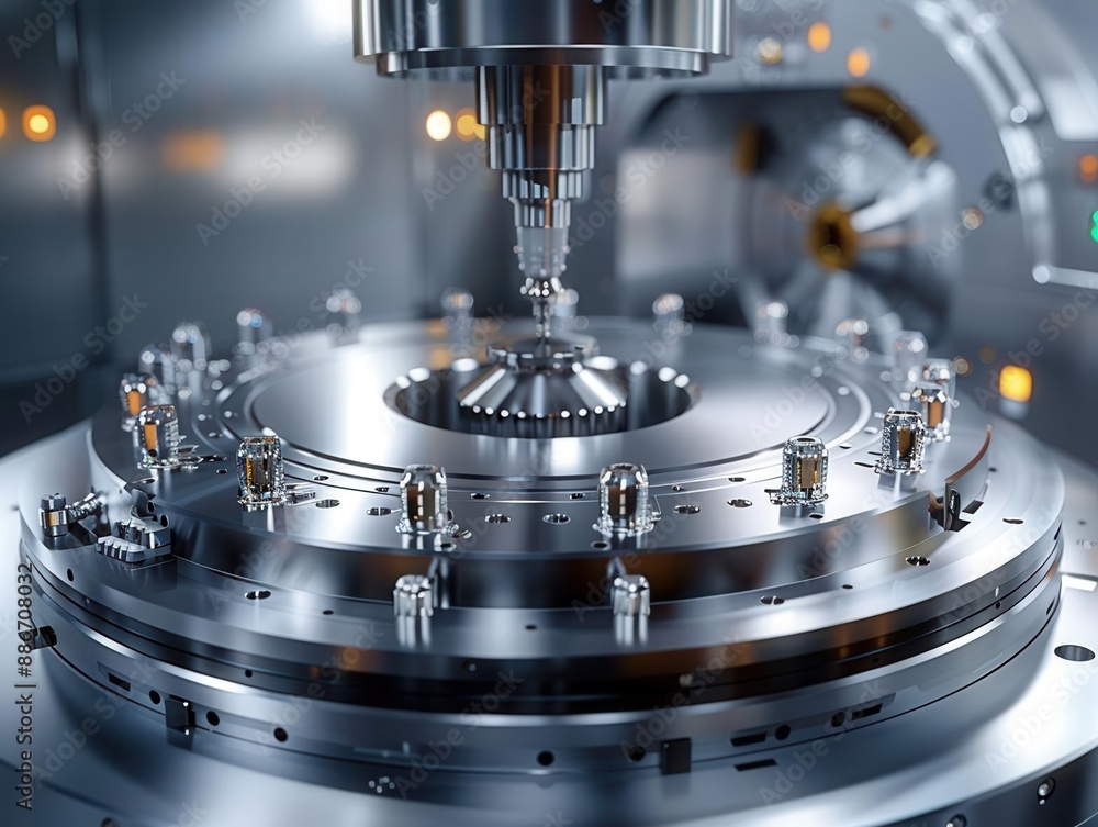 The machining, CNC, super realistic Factory, manufacturing The machining, CNC, super realistic Factory, manufacturing