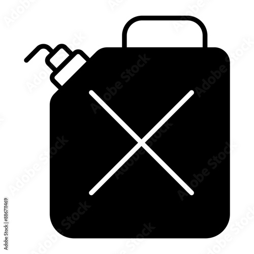 gasoline icon. black fill icon