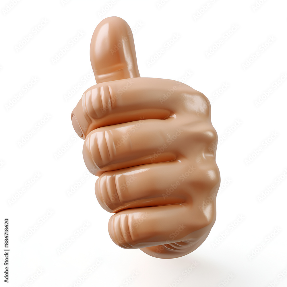 3d render thumbs up hand isolated on a white background 3d render thumbs up hand isolated on a white background
