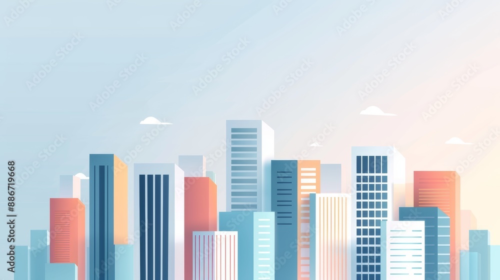 Urban landscape, architectural elements and planning layout, flat design illustration, high-resolution photo, realistic photo, cinematography Urban landscape, architectural elements and planning layout, flat design illustration, high-resolution photo, realistic photo, cinematography