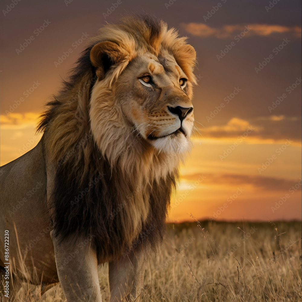 Obraz premium King lion