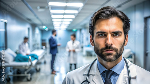 A general medicine doctor team leader in an emergency room