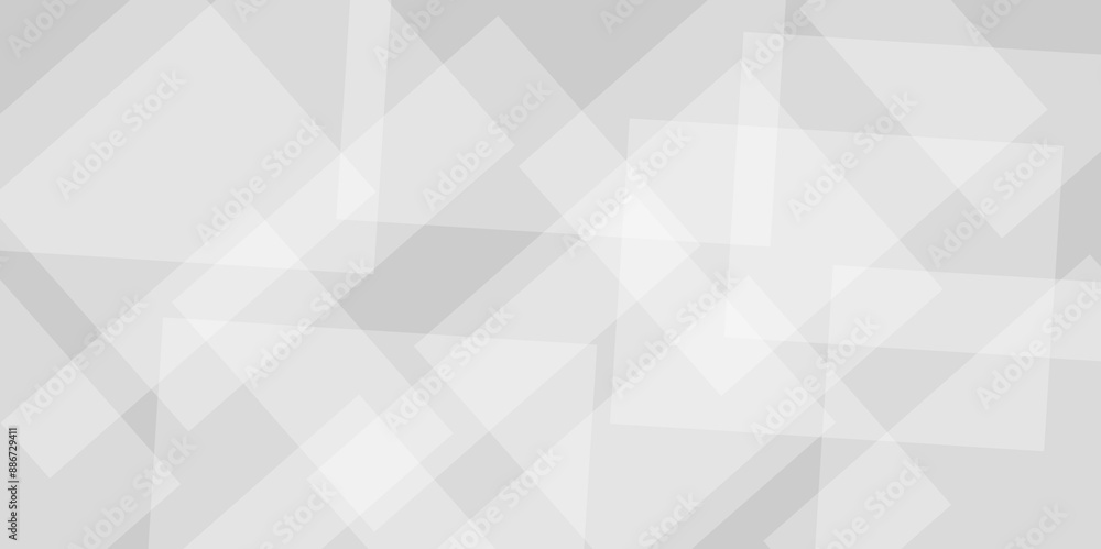 Abstract Elegant white and grey minimal futuristic concept design square shape geometric background. Decorative space design for template, banner, poster, paper, texture vector illustration Abstract Elegant white and grey minimal futuristic concept design square shape geometric background. Decorative space design for template, banner, poster, paper, texture vector illustration