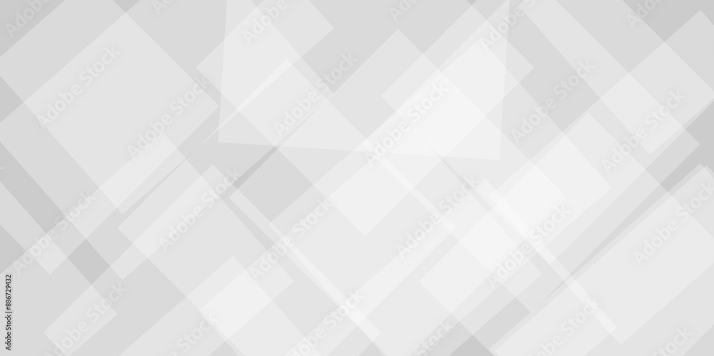 Abstract Elegant white and grey minimal futuristic concept design square shape geometric background. Decorative space design for template, banner, poster, paper, texture vector illustration Abstract Elegant white and grey minimal futuristic concept design square shape geometric background. Decorative space design for template, banner, poster, paper, texture vector illustration