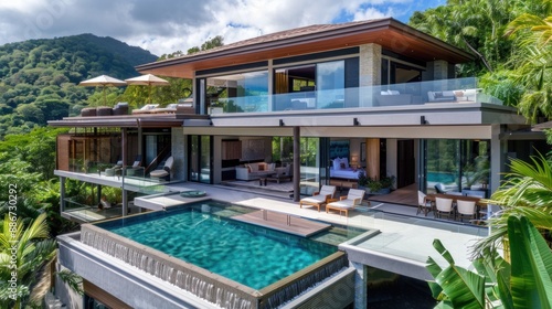 Wallpaper Mural Tropical Contemporary Villa Torontodigital.ca