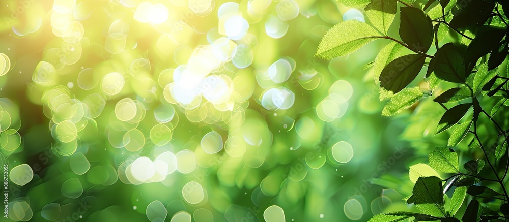Green forest bokeh background perfect for copy space image Green forest bokeh background perfect for copy space image