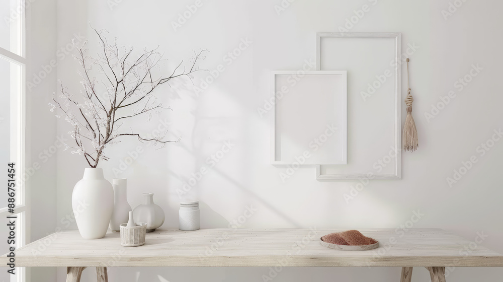 mockup frame in home interior background mockup frame in home interior background