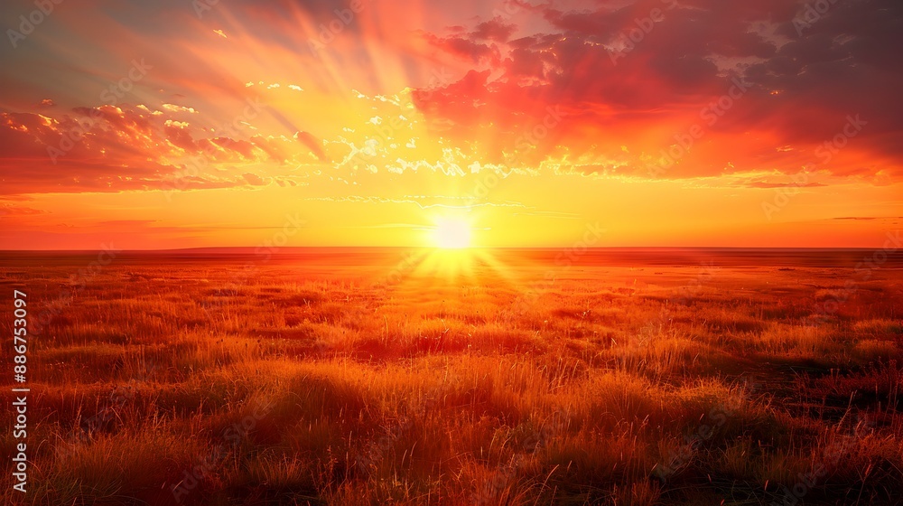 Sunset on the plain the endless expanses picture Sunset on the plain the endless expanses picture