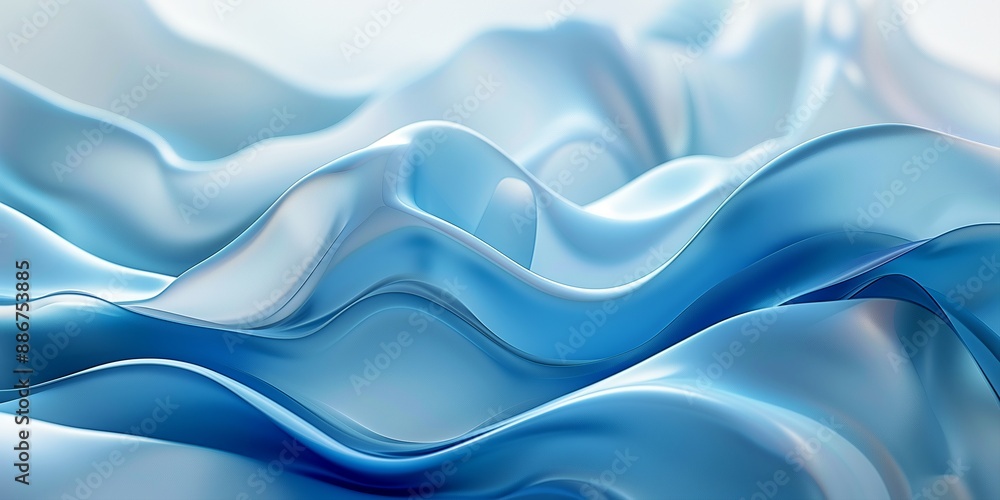 Fototapeta premium Abstract background with blue and light pastel colors, ideal for modern design and artistic projects