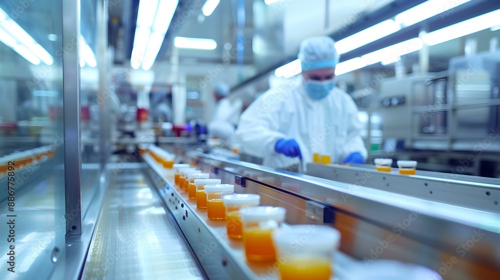Factory production of baby food with automated lines image Factory production of baby food with automated lines image