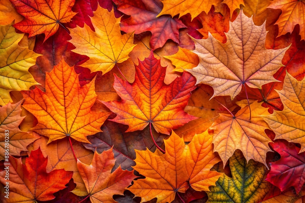 Autumn leaves in the forest Autumn leaves in the forest