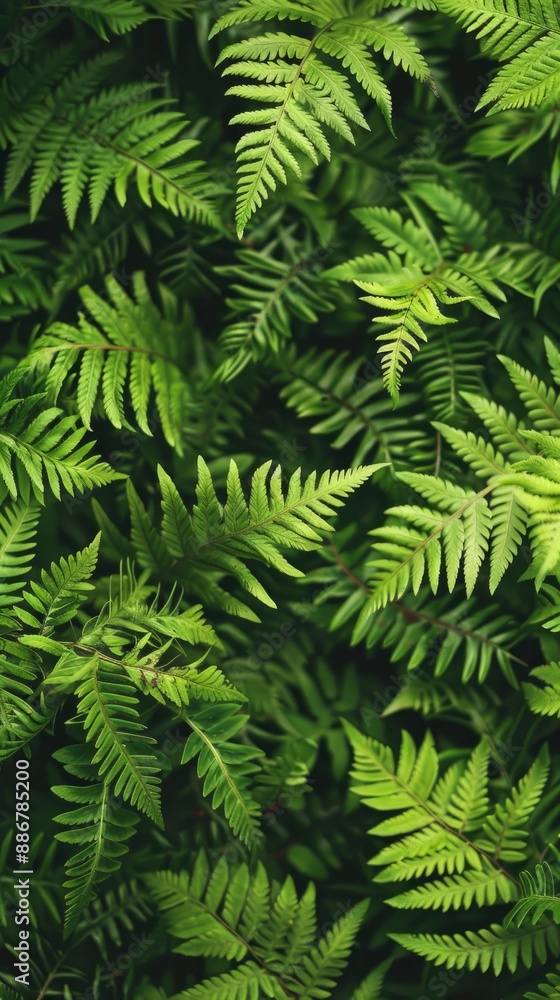 photo of green fern plant wallpaper - generative ai photo of green fern plant wallpaper - generative ai