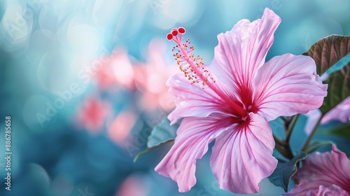 Flower on background, a depiction of amazing color. Blossoming and bright, it's a gorgeous natural decoration.