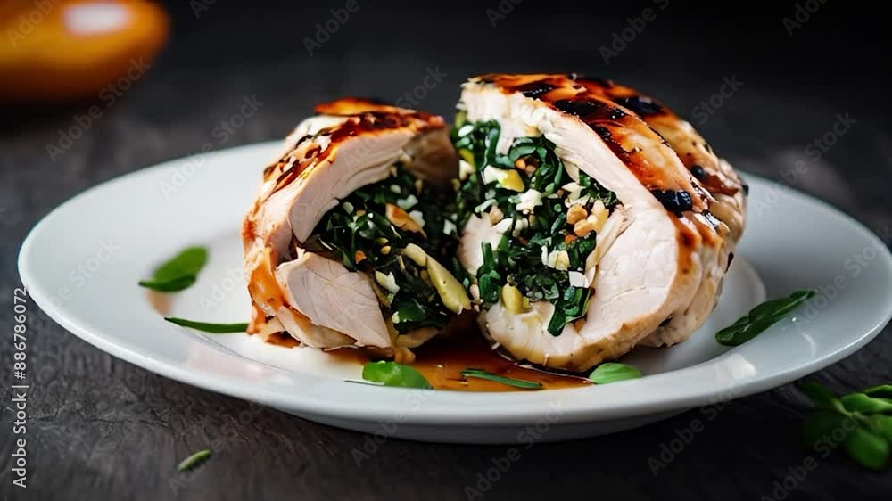 Grilled Stuffed Chicken Breast with Spinach and Feta Cheese Grilled Stuffed Chicken Breast with Spinach and Feta Cheese