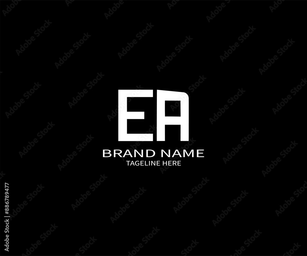 EA letter logo design with a circle shape EA Logo design. EA letter logo creative design. EA unique design EA letter logo design with a circle shape EA Logo design. EA letter logo creative design. EA unique design