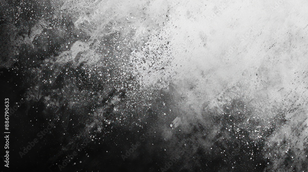 Abstract Dark Grey and White Watercolor Abstract Dark Grey and White Watercolor