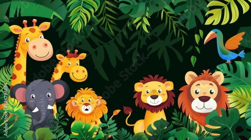 animals in the jungle