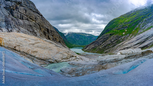 Nationalpark Nigardsbreen Norwegen - Gletscher photo