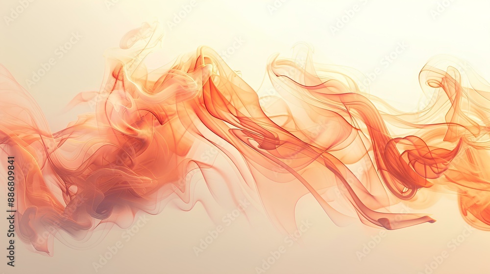 Fototapeta premium Smoke Trails Seek an abstract design with intricate