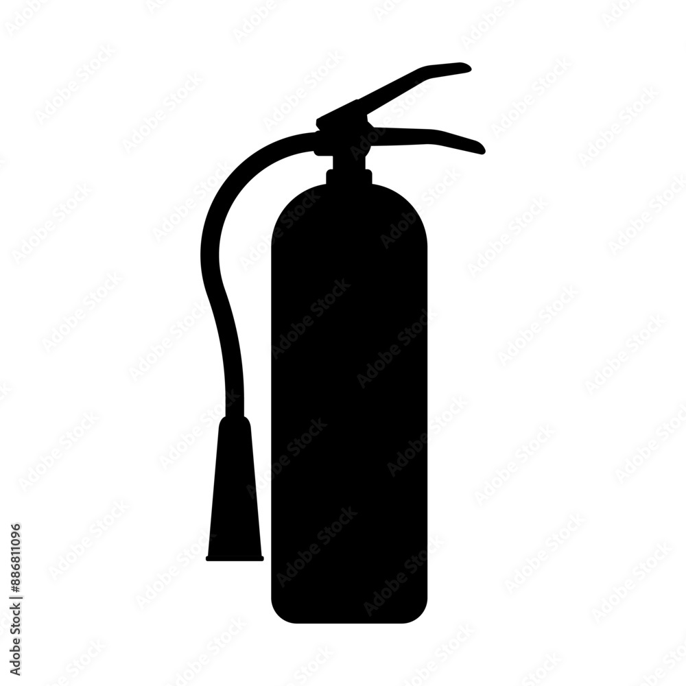 Fire Extinguisher Sign Symbol. Vector Illustration Isolated on White Background. Fire Extinguisher Sign Symbol. Vector Illustration Isolated on White Background.