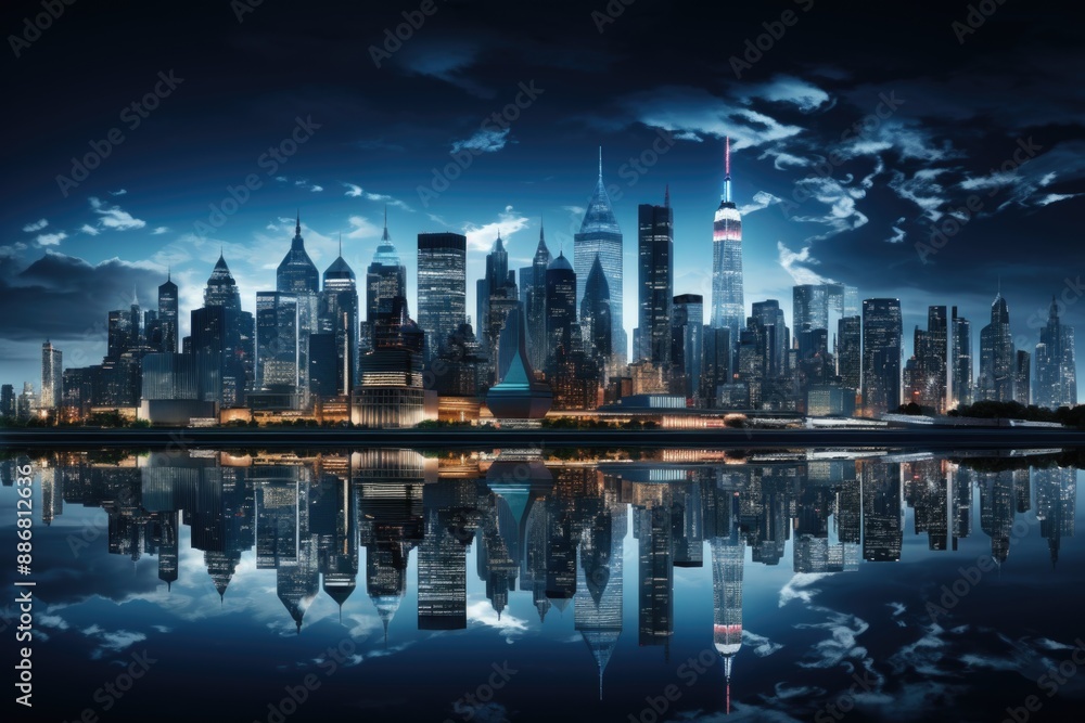 Obraz premium Old World Map printed in 1630, generative IA