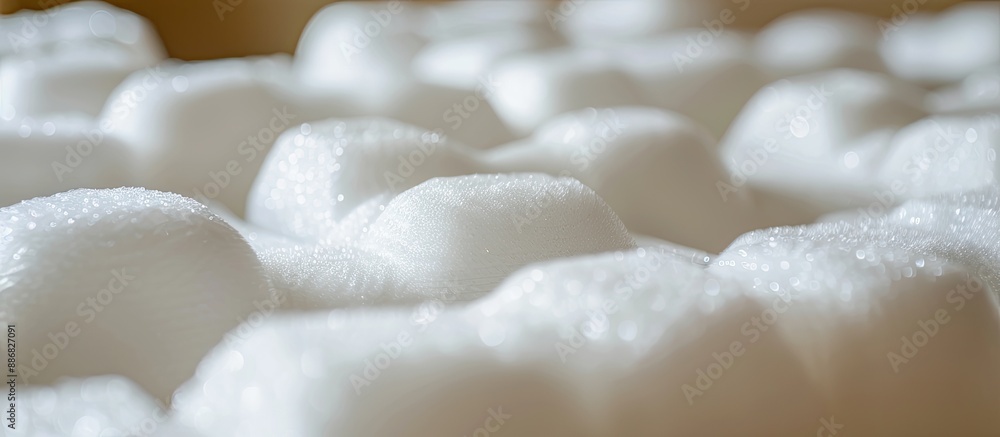 Foam material used for protective packaging with copy space image. Foam material used for protective packaging with copy space image.