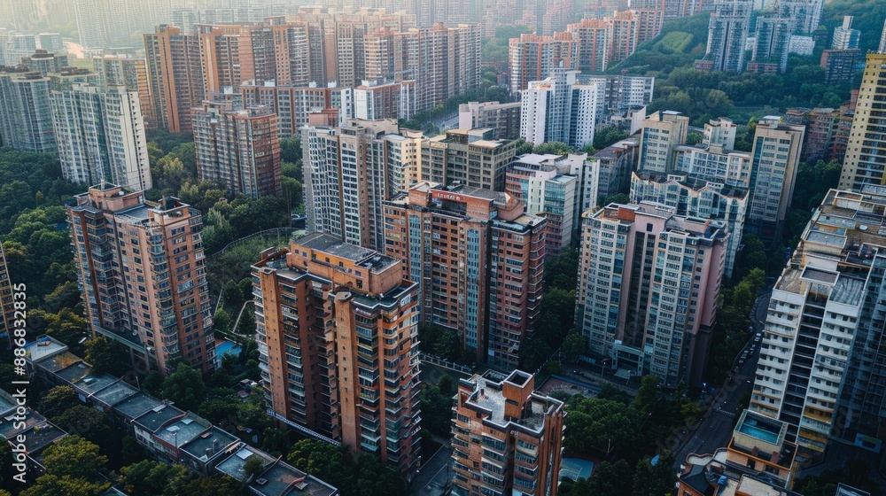 Fototapeta Discuss the importance of affordable housing in urban areas.