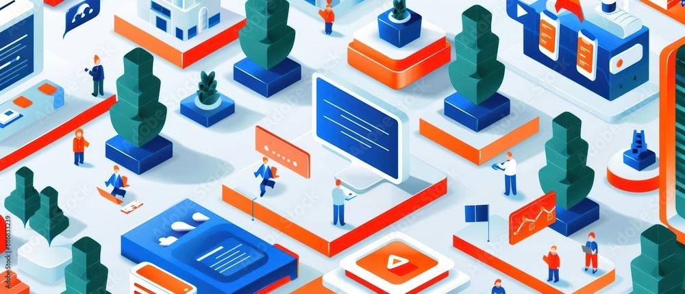 A flat lay image of a tech hubs ecosystem, emphasizing the synergy between funded startups and effective feedback loops A flat lay image of a tech hubs ecosystem, emphasizing the synergy between funded startups and effective feedback loops