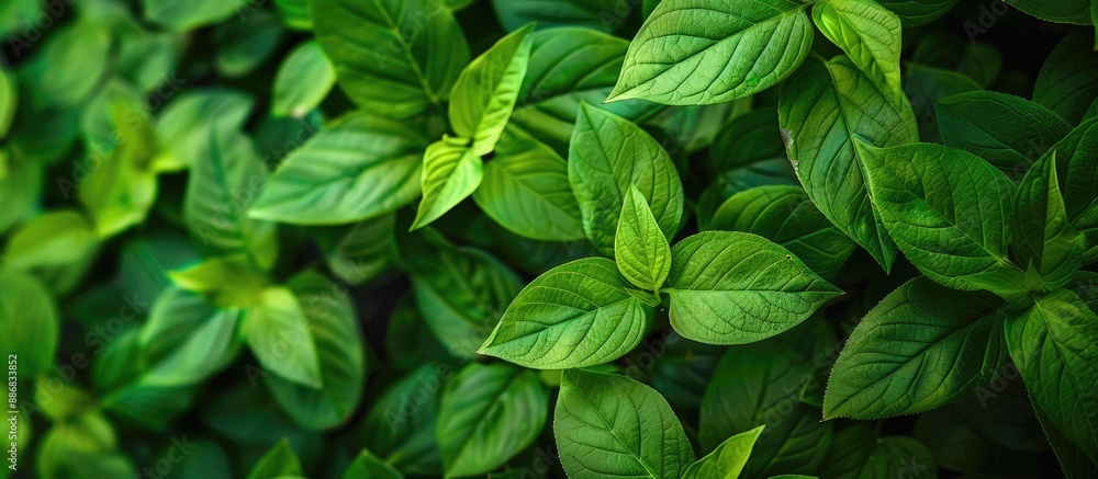 Background of green leaves with copy space image. Background of green leaves with copy space image.