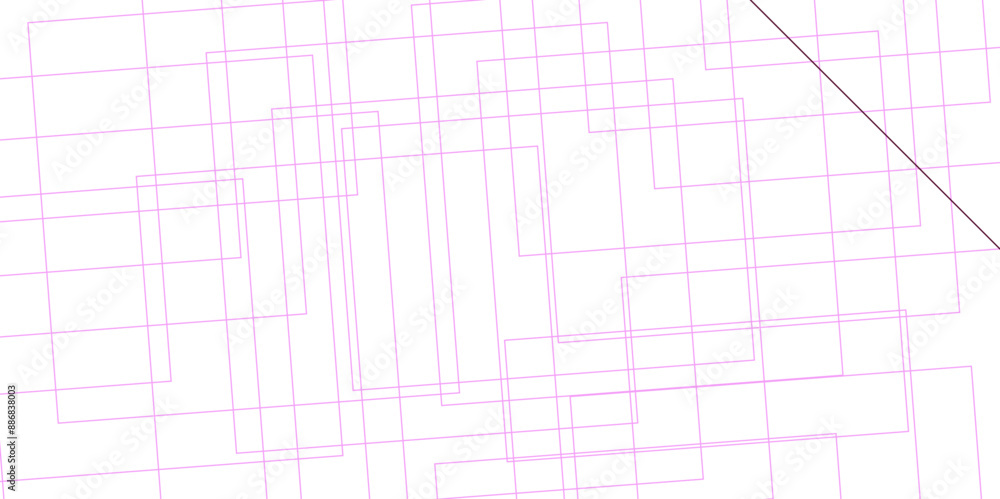 Abstract Pink Geometric squares with modern technology design. Vector abstract futuristic architecture concept with digital geometric connection pink lines. Modern minimal and pink line on white back Abstract Pink Geometric squares with modern technology design. Vector abstract futuristic architecture concept with digital geometric connection pink lines. Modern minimal and pink line on white back