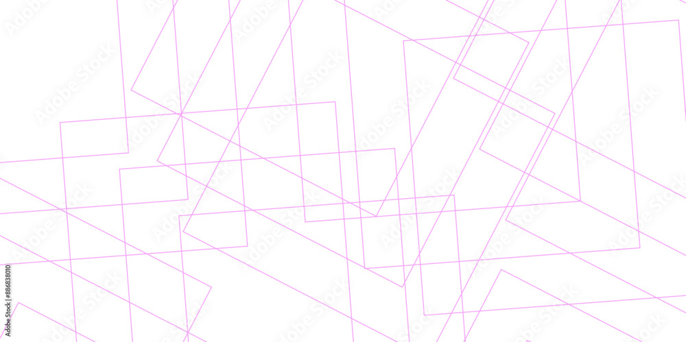 Abstract Pink Geometric squares with modern technology design. Vector abstract futuristic architecture concept with digital geometric connection pink lines. Modern minimal and pink line on white back Abstract Pink Geometric squares with modern technology design. Vector abstract futuristic architecture concept with digital geometric connection pink lines. Modern minimal and pink line on white back