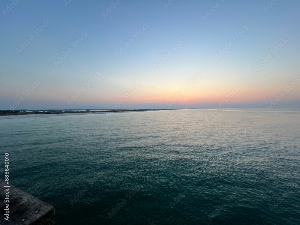 sunset over the sea sunset over the sea