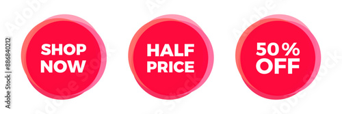 Half price sale red stamp set shop now
