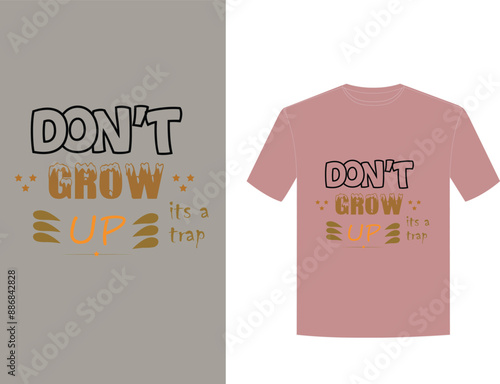 Modern typography t shirt design. Unique and Trendy T-Shirt Design.