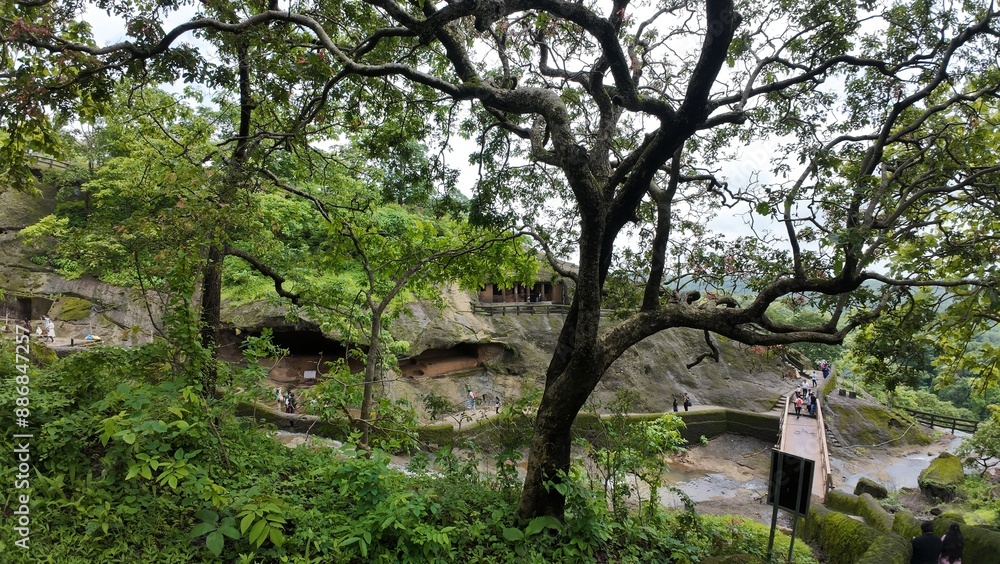Exploring The Ancient Rock-Cut Caves Of Kanheri, Mumbai, Maharashtra, India Exploring The Ancient Rock-Cut Caves Of Kanheri, Mumbai, Maharashtra, India