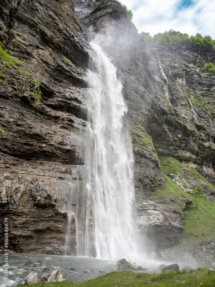 Fototapeta premium Rouget waterfall, France