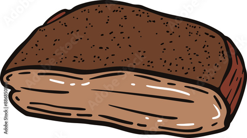 Illustration of Delicious Meat Cut
