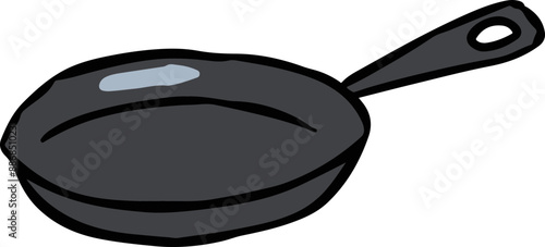 Cartoon Frying Pan