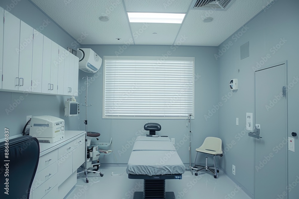 Sterile and Modern Examination Room Sterile and Modern Examination Room